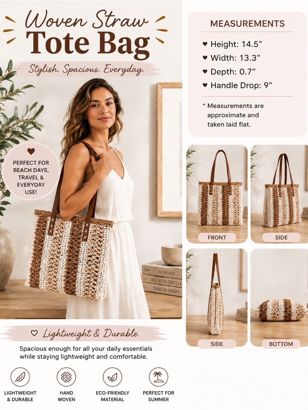 Boho X-L Tote Bag